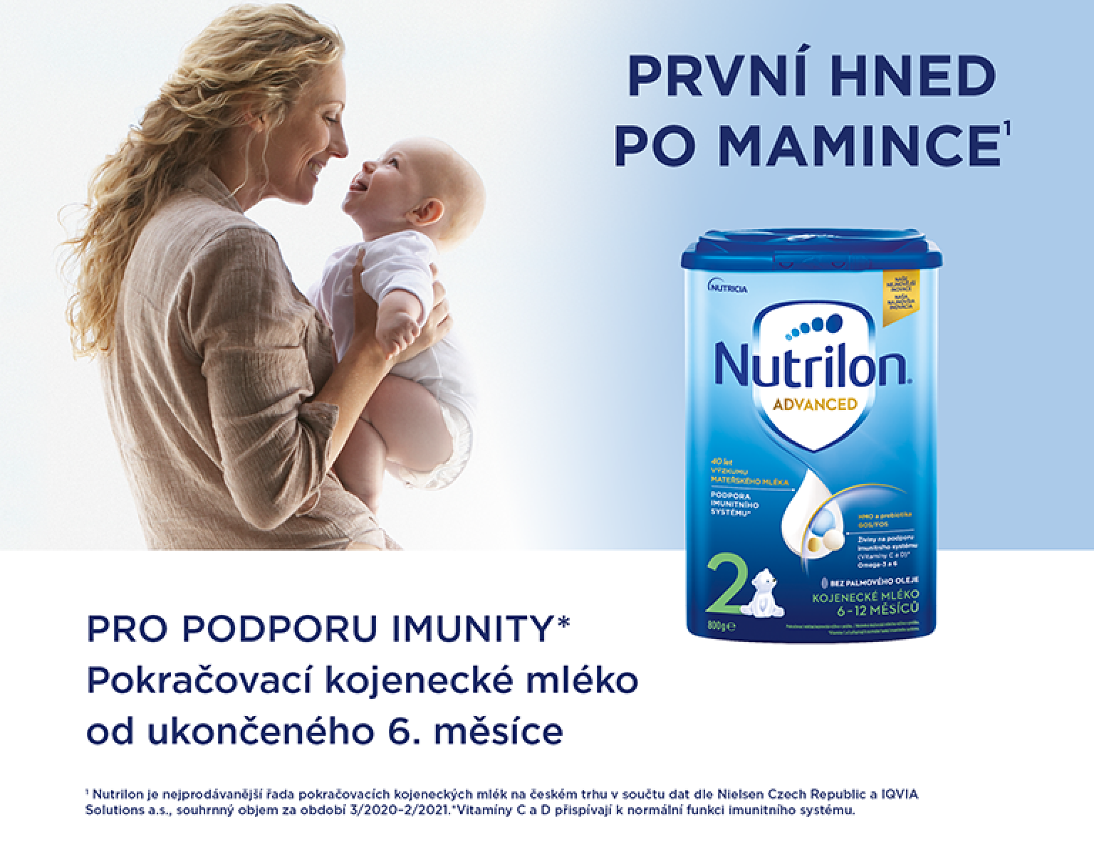 Nutrilon 2 Advanced pokračovací kojenecké mléko 800g 