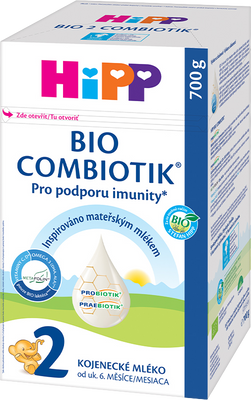 HiPP 2 BIO Combiotik mléko 700 g