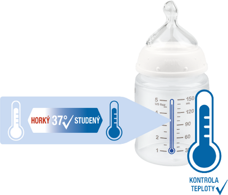 Nuk FC+ láhev s kontrolou teploty 150 ml