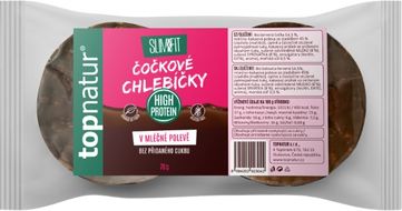 Topnatur Slim&fit Čočkové chlebíčky v nízkosacharidové mléčné polevě 70 g