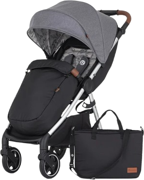 Petite&Mars Kočárek sportovní Royal3 Silver Ultimate Grey