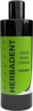 Herbadent HOMEO bylinná ústní voda bez fluoridu a mentolu 400 ml