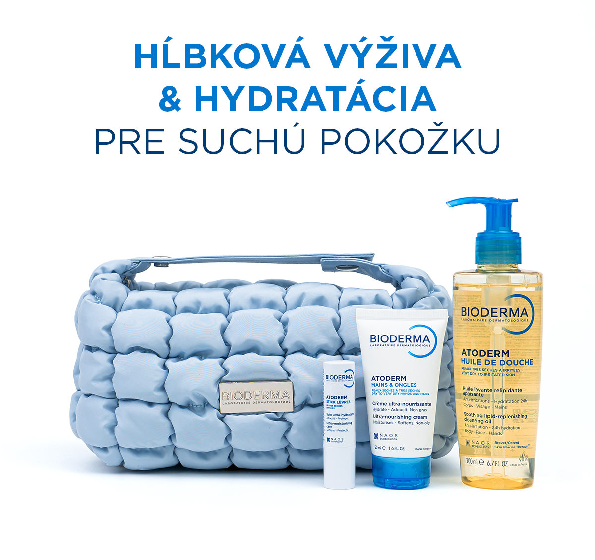 Bioderma Atoderm dárkový balíček pro suchou pokožku 200 ml