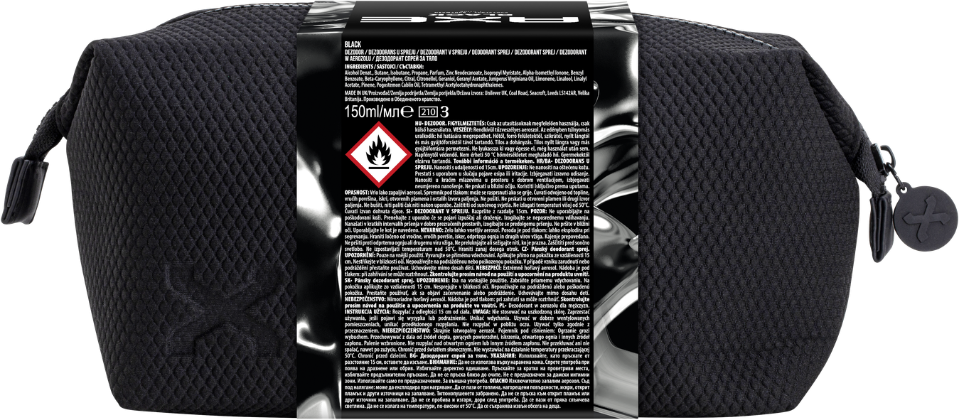 Axe Black kosmetická taška pro muže