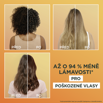 Garnier Fructis Hair Food PAPAYA šampon na poškozené vlasy 350 ml