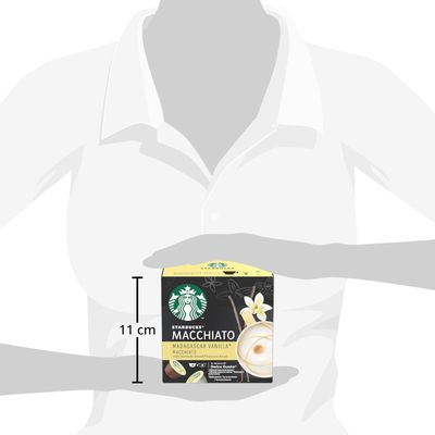 Starbucks ® Madagaskar Vanilla Latte Macchiato, kávové kapsle 12 ks