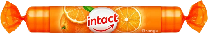 Intact hroznový cukr s vitamín C pomeranč 40 g