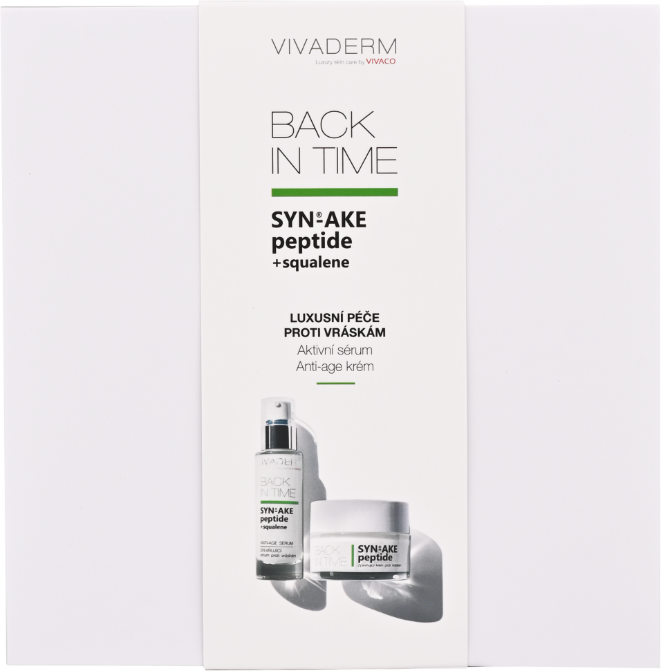 Vivaco Dárkové balení syn-ake peptide pleťový krém + pleťové sérum