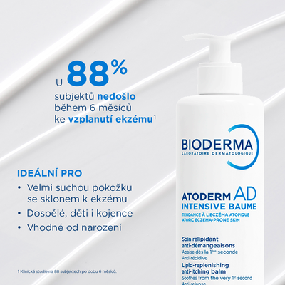 Bioderma Atoderm Intensive Baume zklidňující balzám proti svědění pro atopickou pokožku 45 ml