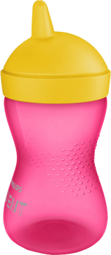 Philips Avent Hrnek Grippy s tvrdou hubičkou dívka 300 ml