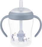 Nuk Láhev na učení Perfect Match s brčkem Tučňák 150 ml