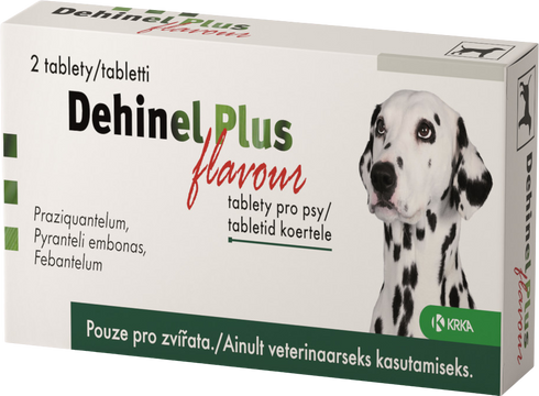 Dehinel Dehinel Plus Flavour Tablety pro psy 2 tablet