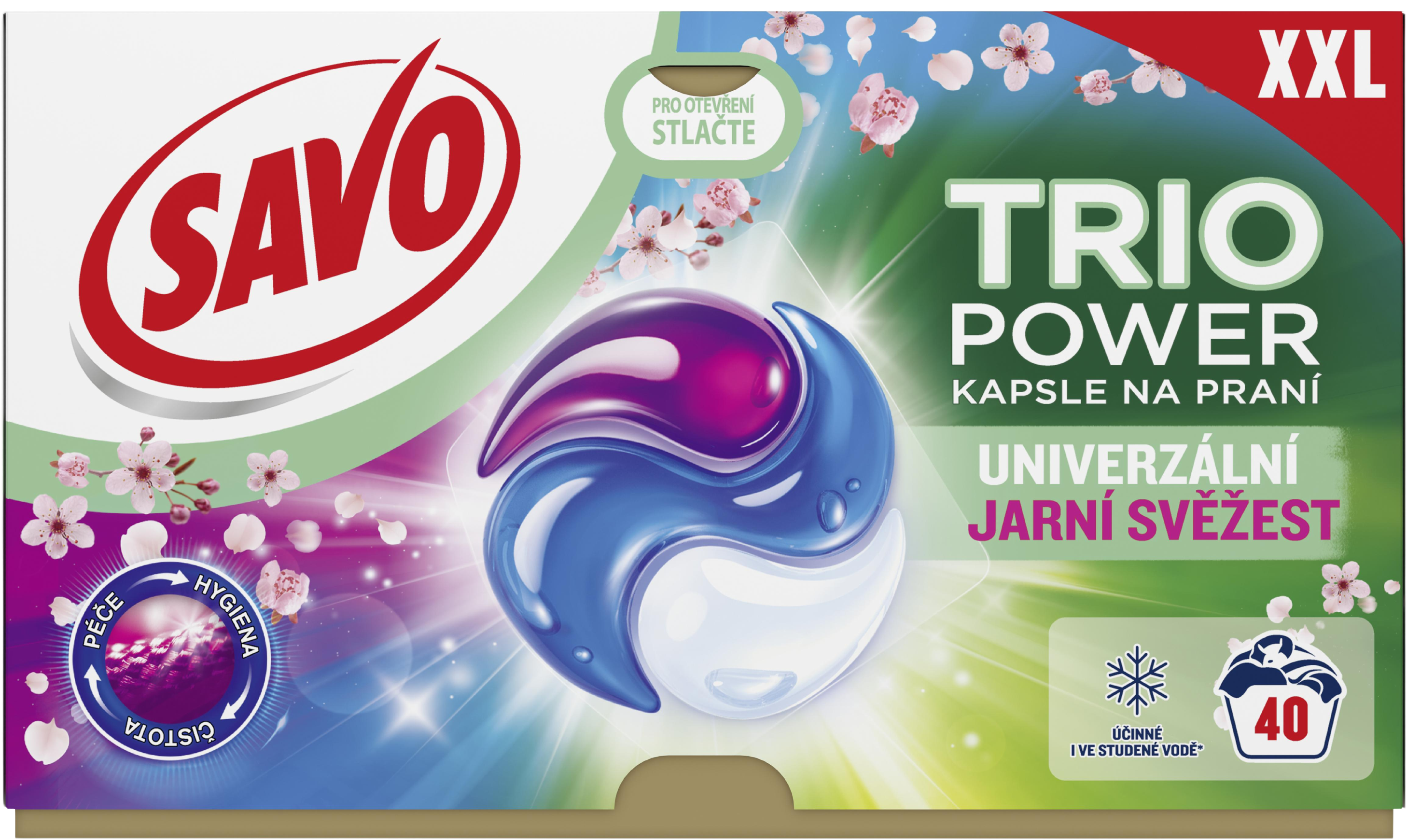 Savo Univerzální Jarní svěžest kapsle na praní 40 ks