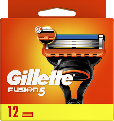 Gillette Fusion5 Náhradní holicí hlavice pro muže, 12 ks