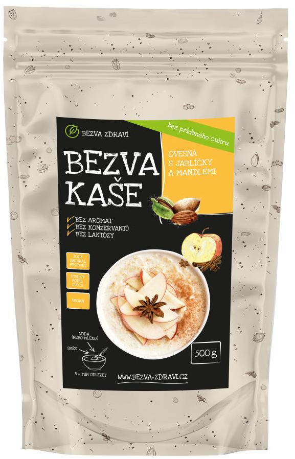 Bezva müsli Ovesná kaše s jablíčky a mandlemi 500 g