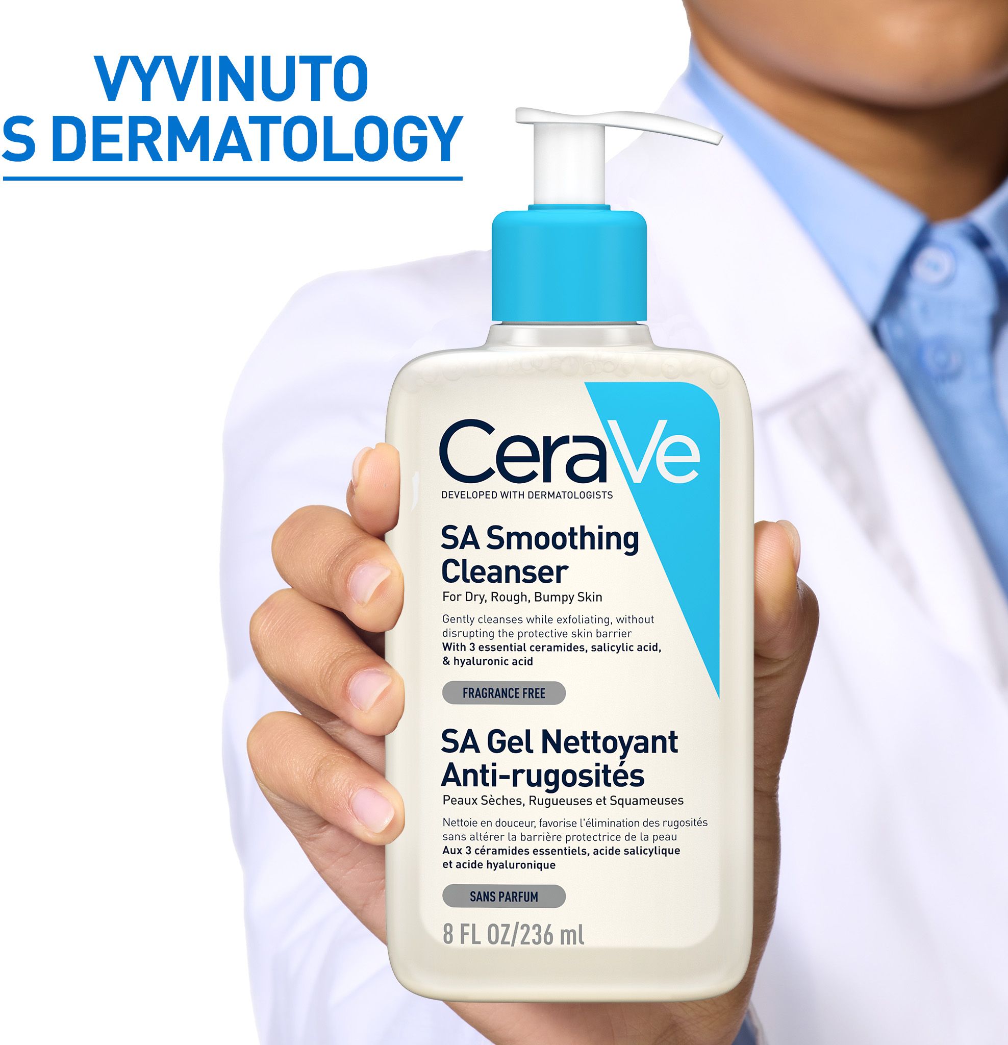 CeraVe SA Zjemňující čisticí gel 473 ml