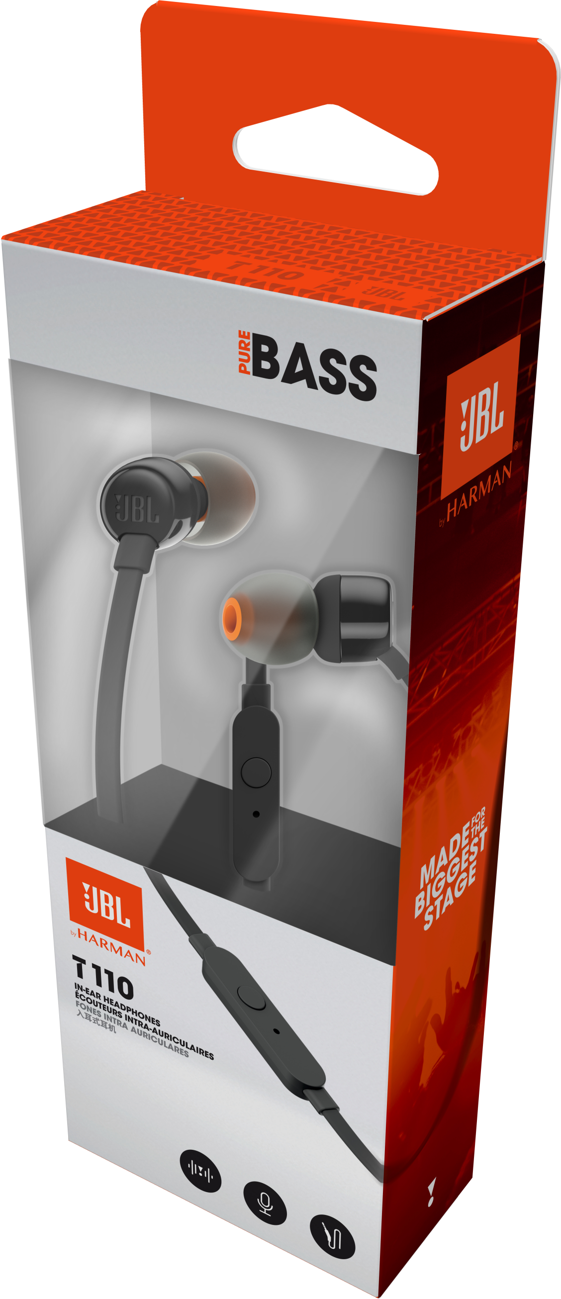 JBL T110 Black sluchátka do uší
