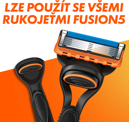 Gillette Fusion5 náhradní holicí hlavice pro muže 8 ks