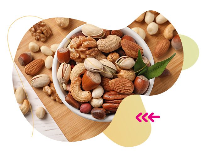 mixit, oříšky, ovoce, müsli, kaše, snídaně