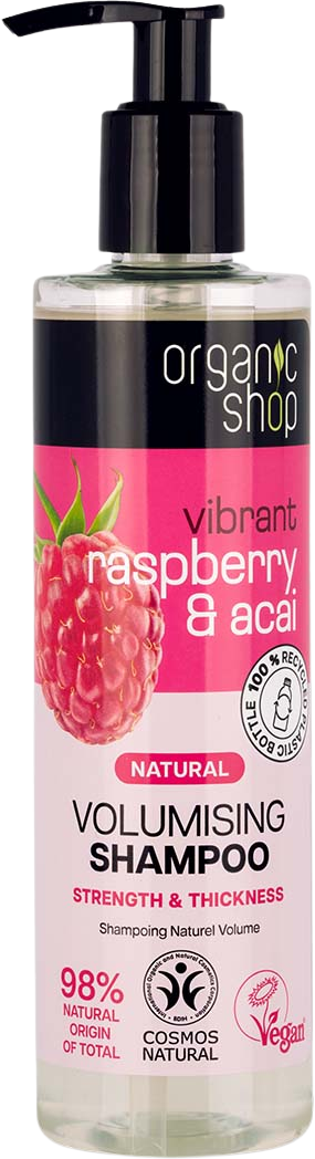 Organic Shop Šampon pro objem Malina & Acai 280 ml