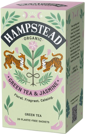 Hampstead Tea BIO zelený čaj s jasmínem a bergamotem