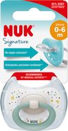 Nuk dudlík Signature 0-6 m, bílo/zelený