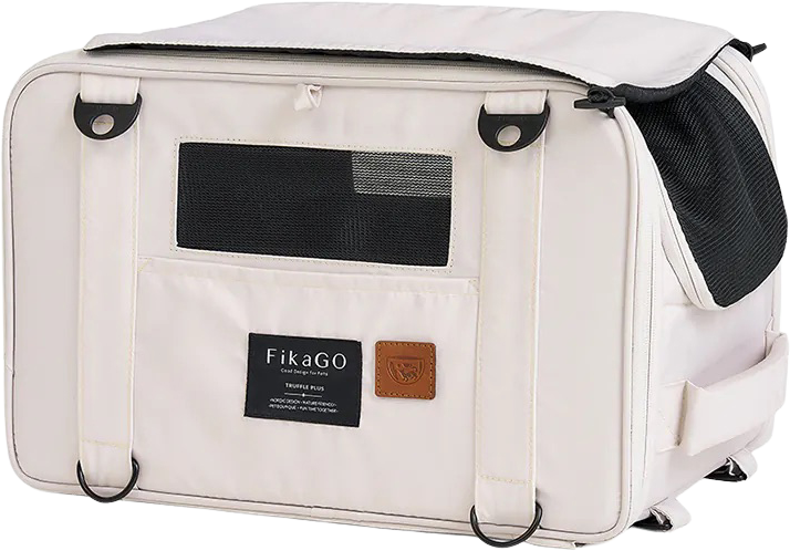 FIKAGO Nosič cestovní pro psy a kočky Truffle Plus Creamy Cloud