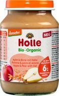 Holle bio dětská přesnídávka Hruška, jablko a špaldové vločky 190 g