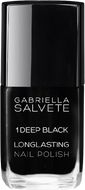 Gabriella Salvete Dlouhotrvající lak na nehty s vysokým leskem Deep Black 11 ml