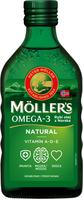 Möllers Omega 3 Natur olej 250 ml