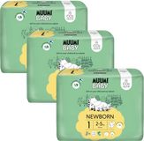Muumi Baby 1 Newborn 2-5 kg, měsíční balení eko plen 75 ks