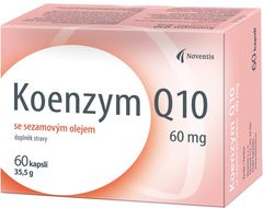 Noventis Koenzym Q10 60 mg se sezamovým olejem 60 kapslí
