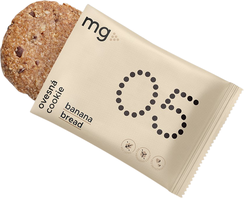 MG Nutrition Bezlepková cookie 05 Banana bread 70 g