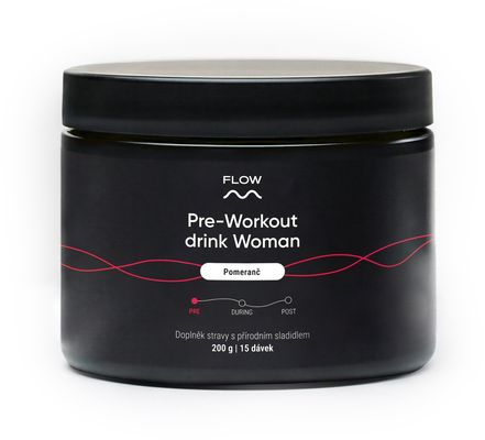 Flow Preworkout Woman (pomeranč) 200 g