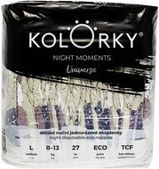 Kolorky NIGHT MOMENTS Vesmír vel. L (8-13 kg)  27 ks