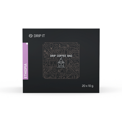 Drip it Káva ve filtru Ethiopia Legesse Borsamo 20 x 10 g