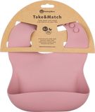 Petite&Mars Bryndák silikonový Take&Match Dusty Rose 6m+