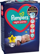 Pampers Night Pants Kalhotkové plenky vel. 6, 15+ kg, 19 ks