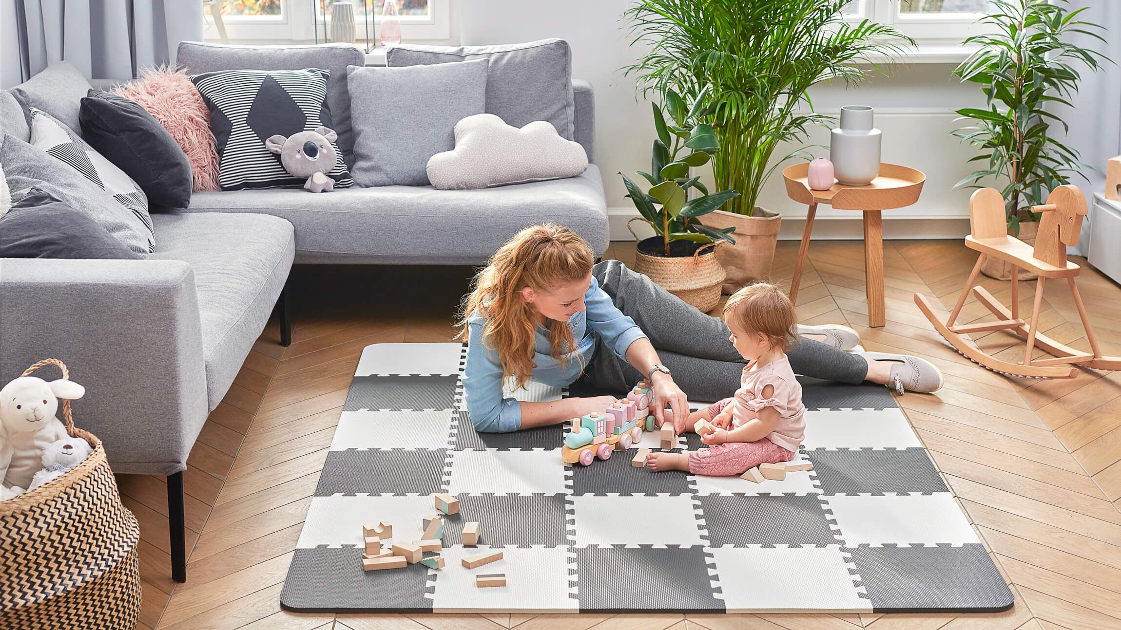 Kinderkraft Podložka pěnové puzzle Luno