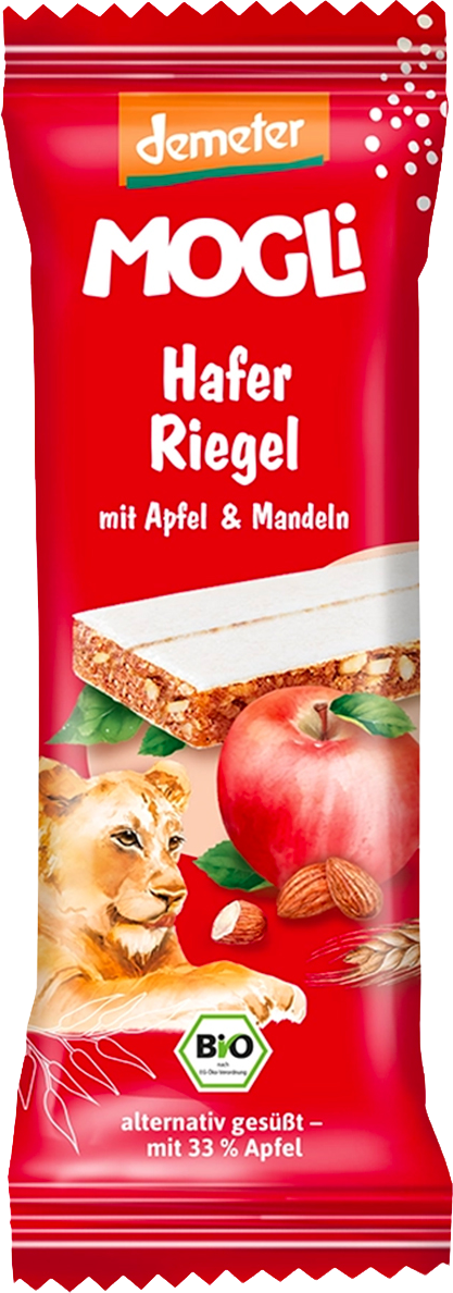 MOGLi BIO ovesná tyčinka s jablkem 25 g