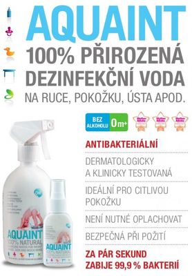 Aquaint 100% ekologická čistící voda 50 ml