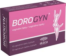 Borogyn vaginální čípky 10 x 2 g