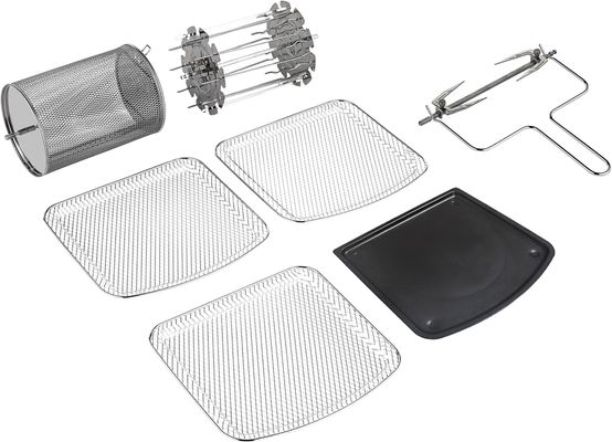 Tesla AirCook & Grill QG800 WiFi - multifunkční digitální horkovzdušná fritéza s grilem
