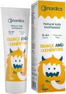 Nordics Dětská přírodní Zubní pasta Pomeranč a klementinky 50 ml