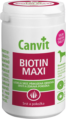 Canvit Biotin Maxi pro psy 230 g
