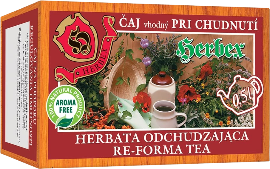 Herbex Čaj na hubnutí 20 x 3 g