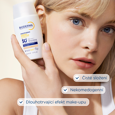 Bioderma Photoderm XDefense tónovaná ultrafluidní ochrana SPF 50+ velmi světlá 40 ml