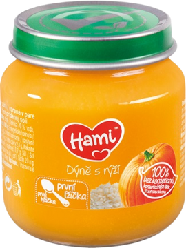 Hami zeleninový příkrm Dýně s rýží první lžička 125 g