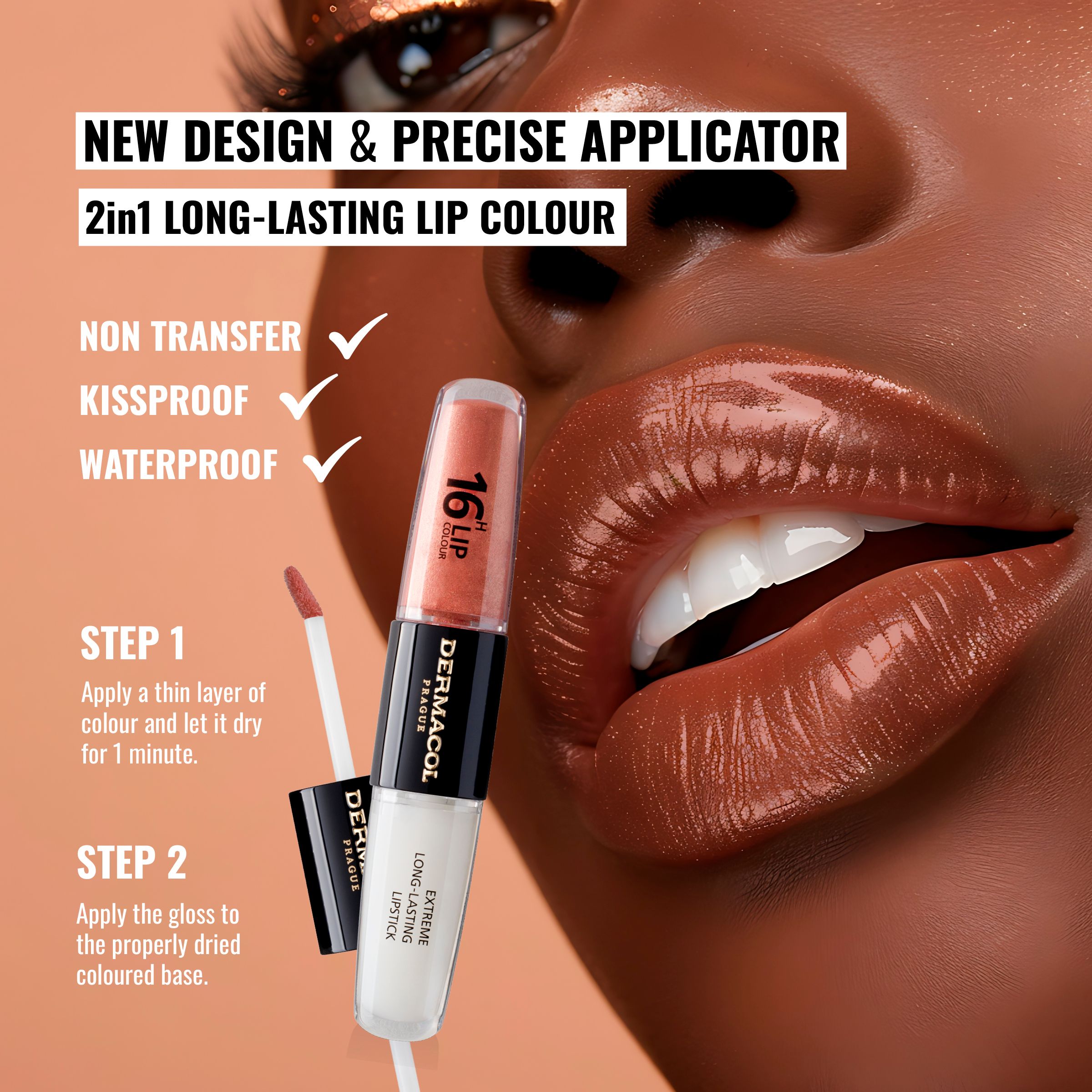 Dermacol 16H Lip Colour - Dlouhotrvající barva na rty č.5