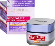L'Oréal Paris Revitalift Filler Denní krém proti stárnutí SPF 50 50 ml